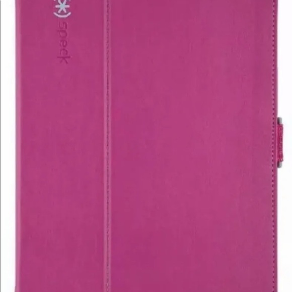 Speck Stylefolio Flex Smart Cover for 9-10.5" Devices - Fuchsia Pink/Nickel Gray - Picture 3 of 4